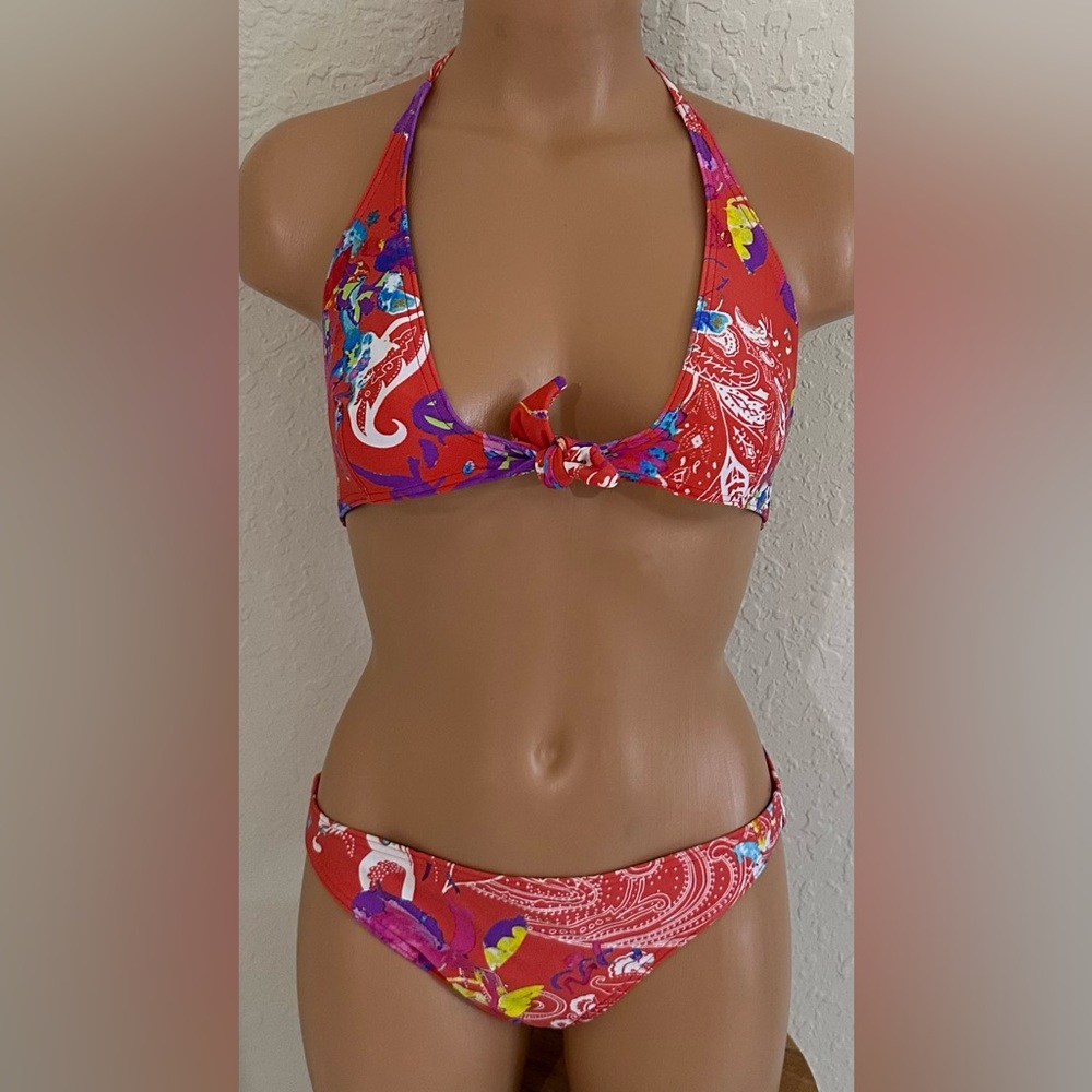 Etro tie front halter bikini set 38/2